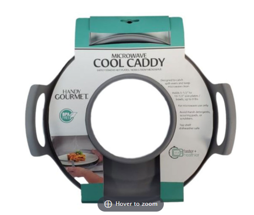 Cool Caddy, Round dish holder with handles on each side