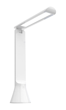 Eschenbach Magno Travel Lamp, 10.5 inch standing lamp with flared flat bottom, light flips out and is 7.5 inches long, can be used as a standing desk lamp with the light flipped out, or handheld as a flashlight
