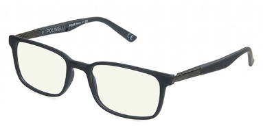 Polinelli Reading Glasses, solid frame that completely surrounds lenses