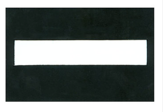 Regular Signature Guide, small thin plastic guide with a 1/2 inch wide slot