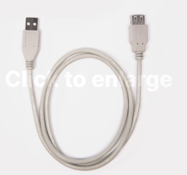 USB Cable for NLS Cartridge, 3 foot extension cord to connect PC to NLS digital player to download books